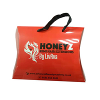 Boîtes d'emballage à prix compétitif Sacs en papier d'oreiller personnalisés avec logo pour emballage d'extension de cheveux Boîte rouge