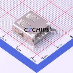 USB-255-BRWH137 USB Connector Through hole Component (THT) Connector Type-A USB 2.0 Female Through Hole - Product Image 2