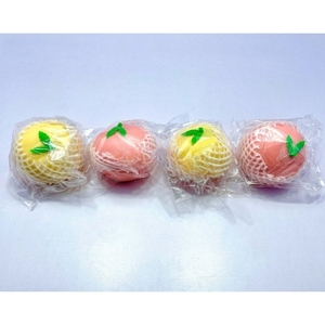 Jouet Squishy Pêche Réaliste, Faux Aliment Coloré, Balle Anti-Stress Populaire, Jouet Fruit Simulé pour Soulager le Stress - Product Image 2