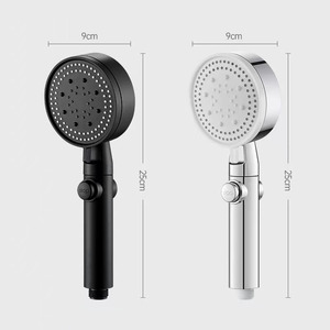 Pommeau de <span class=keywords><strong>Douche</strong></span> Haute Pression 5 Modes Design Moderne <span class=keywords><strong>D</strong></span>étachable avec Perles Filtrantes Adoucissantes Anti-colmatage <span class=keywords><strong>Jet</strong></span> Pluie - Product Image 6