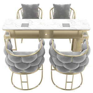 Muebles de Salón para Masajes en Oferta, Mesa de Pedicura con Sillas a Juego, Mesa de Manicura y Masaje con Silla - Product Image 5