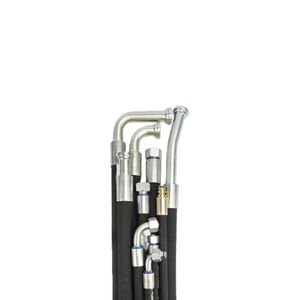 दो परतों स्टील वायर ब्रेएडेड 3/<span class=keywords><strong>4</strong></span> प्रेशर वॉशर नली उच्च दबाव हाइड्रोलिक रबर नली - Product Image 1