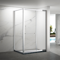 Cabines de douche modernes minimalistes personnalisées de haute qualité, design moderne, cabine de douche carrée