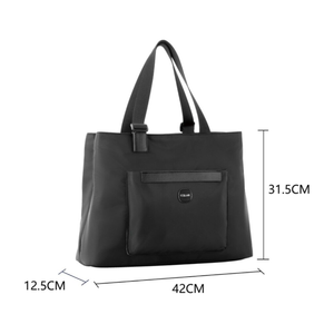 Sac fourre-tout grande capacité en similicuir avec impression sérigraphiée 11L – Polyvalent pour voyages, cadeaux et promotion - Product Image 2