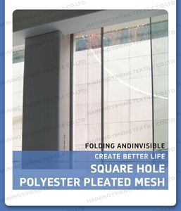 Modern Design Polyester Pleated Mesh Plastic Plisse Net Anti-Insect Folding Door Screen <strong>Bug</strong> Fiber <strong>Netting</strong> - Product Image 4