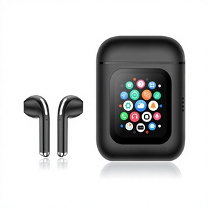 Auricolari TWS 2in1 con AI, Cuffie per Telefono con WiFi, GPS, Fotocamera 5MP, Schermo Touch HD da <span class=keywords><strong>1</strong></span>,7 Pollici, Smartphone 4G con Altoparlante - Product Image 1