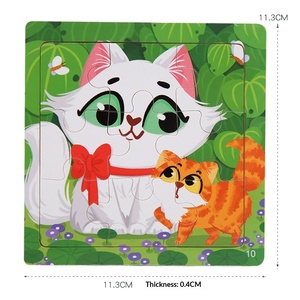 Jeu <span class=keywords><strong>de</strong></span> 9 cubes magiques en bois pour enfants, jeu <span class=keywords><strong>d</strong></span>'éveil à la logique, jouet éducatif pour bébés, apprentissage précoce, divertissant et pratique - Product Image 4