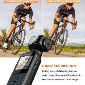 Kamera Aksi Saku 4K Ultra HD 270 °   Kamera Mini Olahraga Wifi Vlog yang Dapat Diputar, Perekam Helm untuk Perjalanan, Sepeda, dan Pengemudi - Product Image 3