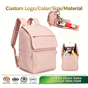 Mochila Pañalera al por Mayor <span class=keywords><strong>de</strong></span> Gran Capacidad, Bolsa <span class=keywords><strong>de</strong></span> Viaje para Bebé, Mochila para Mamá - Product Image 1