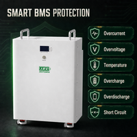 Batterie Lithium LiFePO4 51,2 V en blocs pour ESS solaire avec communication CAN, protection BMS et conception empilable