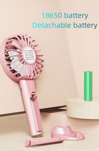 Factory Wholesale New Arrivals <b>Usb</b> Rechargeable Portable <b>Mini</b> Table Ventilador Foldable Handheld Hand Held <b>Fan</b> - Product Image 5