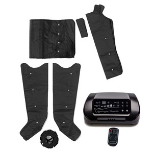 Appareil professionnel de pressothérapie à brancher pour les jambes et le corps, soulagement de la douleur et amélioration de la circulation, avec contrôle de la minuterie et masseur de pieds - Product Image 5