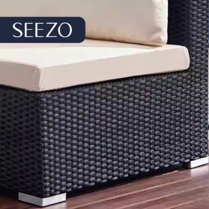 2026 Novità: Set da Giardino Moderno in Rattan, Divano Circolare per Esterni, Set di Mobili da Giardino in <span class=keywords><strong>Vimini</strong></span>, Divano Semicircolare per Patio - Product Image 4