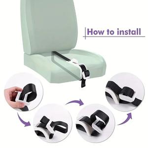 Ceinture de sécurité Dolphin pour femmes enceintes, protection anti-pincement, soutien abdominal réglable, confort et sécurité au volant - Product Image 5