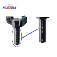 Miaorui Fraise à bois en carbure remplaçable à 3 dents, queue de 12,7 mm, diamètre de coupe de 50,8 mm, pour le travail du bois et le redimensionnement de dalles, OEM