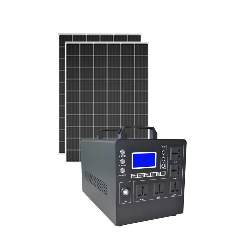 Tragbares fertiges Set Off-Grid-Strom tragbares Solargenerator-Set nach Hause 500-W-Hybrid-Solarstromsystem