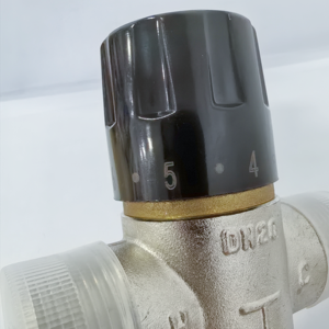 Válvula Mezcladora de Latón DN20, Válvula de Control de Temperatura Termostática, Válvula Reductora de Presión para Piezas de Calentadores de Agua Solares, Hogar y Exteriores - Product Image 5