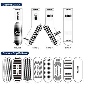 Calcetín de Fútbol Glacier de Agarre Personalizado, Antideslizante, Tejido, Transpirable y a Precio Económico en Negro, Blanco y Colores - Product Image 5