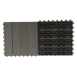 Sous-couche de grille en plastique recyclé au design moderne avec système de verrouillage facile <span class=keywords><strong>Base</strong></span> de verrouillage pour carreaux de terrasse en bois plastique WPC - Product Image 6