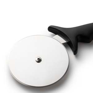 Cortador de <span class=keywords><strong>pizza</strong></span> de rodillo de acero inoxidable de una sola rueda de mano, herramienta para hornear - Product Image 6