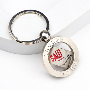 Biểu tượng tùy chỉnh Thụy Điển Denmark <span class=keywords><strong>London</strong></span> nước thành phố lưu niệm Keychain Kim Loại Xoay xúc xắc Móc chìa khóa - Product Image 5