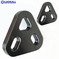 Plaque triangulaire en acier allié personnalisable 45 #   Acier de 20 mm d'épaisseur pour application sur plaque de navire