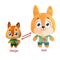Grosir Boneka Bayi Plushie Custom Desain OEM Aman Lucu Boneka Hewan Isi Kapas PP Lembut Hadiah Plushie Custom