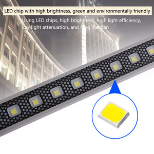 Lampes linéaires extérieures 12W à prix abordable, étanches IP67, éclairage permanent 3000K 6500K RGB 12V 24V, projecteurs LED muraux pour bâtiments et ponts - Product Image 6