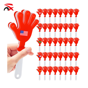 Gants à claquettes personnalisés Nuoxin pour événements sportifs, cadeaux, bruiteurs, gants à claquettes joyeux avec bannière de drapeau - Product Image 1
