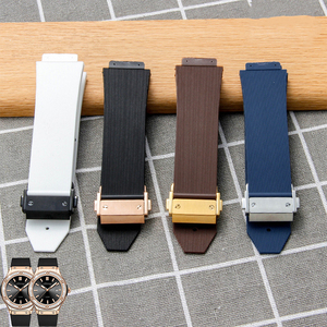 Cinturino per Orologio in Gomma all'Ingrosso del Produttore con Strisce Sottili e Polsini Rialzati per Uomo ForHB Hengbao Yupo - Product Image 1