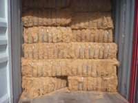 Micro-légumes en fibre de coco écologiques d'origine vietnamienne, grandes quantités, technique non-tissée, motif brut, durable, contact