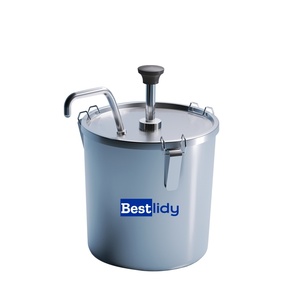 Bestlidy resistente in acciaio inox plastica salsa Dispenser per Home Hotel ristorante cucina condimento <span class=keywords><strong>stazione</strong></span> di pompa per sciroppo - Product Image 1
