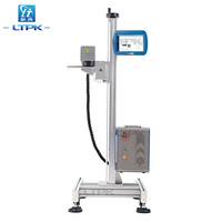 Imprimante jet d'encre laser automatique 220V facile à utiliser, machine d'impression de marquage en ligne pour film plastique, date, garantie 1 an