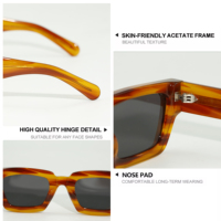 Lunettes de Créateur Homme Personnalisées, Monture Fine, Logo, Lunettes de Soleil Polarisées Femme Tendance, en Acétate 2026