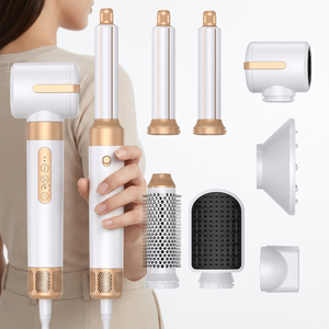 Styler multifonction 7 en 1 tout-en-un avec diffuseur, brosse et kit de bouclage automatique - Product Image 1