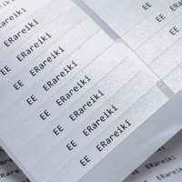 Autocollants découpés sur mesure en papier artistique nacré scintillant, écologiques, imperméables, auto-adhésifs à forte adhérence pour emballage