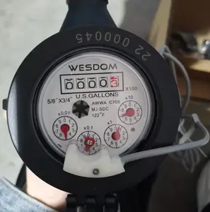 米国BSガロンプラスチックデジタル水道メーター価格 - Product Image 1