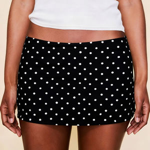 Minifaldas Sexys de Verano Estilo Y2K para Mujer, Minifaldas Cortas <span class=keywords><strong>con</strong></span> Estampado de Lunares para Vacaciones en la Playa, Cintura Media, para Salir de Fiesta, 2026 - Product Image 6