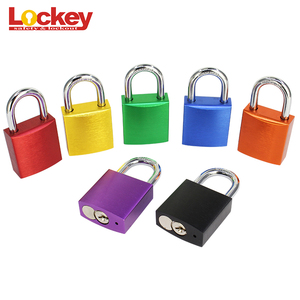 Cadenas personnalisé à anse de 25 mm, cadenas de sécurité en aluminium massif coloré - Product Image 6