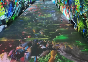 Affiche pour magasin de détail, centre commercial, éducation, métro, utilisation P2.976, non interactive, affichage LED numérique intérieur/extérieur, sol - Product Image 5