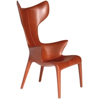 Fauteuil de détente en cuir de style minimaliste moderne avec cadre en fibre de verre, chaise de loisirs personnalisable