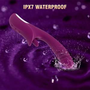 2024 meilleur vendeur sucer lécher la langue <span class=keywords><strong>baguette</strong></span> vibrateur g-spot poussée gode vibrant femme masturbateur jouets sexuels pour femme - Product Image 6