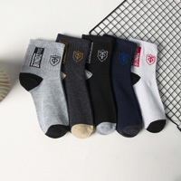 Chaussettes mi-mollet pour homme, sport et décontractées, tricotées, respirantes, anti-bactériennes, polyester/coton, absorbant la transpiration, tendance, automne-hiver