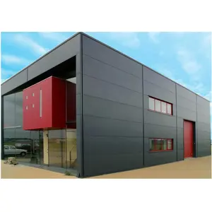 40*60*8M Prefabricated Steel Structure Office Hotel Warehouse Workshop Building