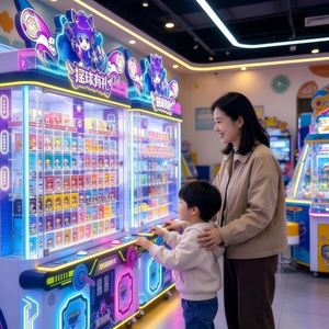 เครื่องเล่นเกมลูกบอลหมุนพร้อมของรางวัล เครื่องเกมแลกของรางวัลแบบอาร์เคด เครื่องเล่นเกมในร่มสำหรับศูนย์เกม - Product Image 3