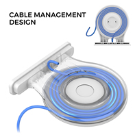 Support de support mural pour mini prise convient aux accessoires d'économie d'espace Apple HomePod Mini pour la maison Pod Mini (blanc)
