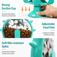 Distributeur de friandises interactif portable haut de gamme pour animaux de compagnie, jouet roulant à chute de nourriture, distributeur de nourriture en ABS pour stimuler la mentalité des chiens et des chats