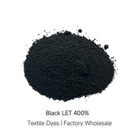 Vente en gros usine : Colorants spéciaux pour fibres de polyester, noir dispersé LET 400% en poudre, pour teinture de tissus en polyester