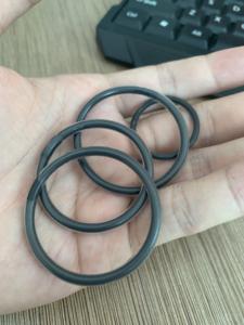 Schwarz NBR VMQ EPDM Nitril 70/75/80/90 Öl dichtung ringe 1/1,5/1,8/1,9/2,4mm Dicke Gummi-O-Ringe Unter leg scheiben hergestellt - Product Image 5