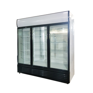Congélateurs verticaux à triple porte de 1000 L à <span class=keywords><strong>dégivrage</strong></span> <span class=keywords><strong>manuel</strong></span> pour la maison, certification CE, réfrigérateur de présentation pour boissons et légumes - Product Image 6
